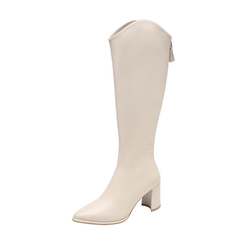 Fashion Personality Pointed Toe Long Boots Women