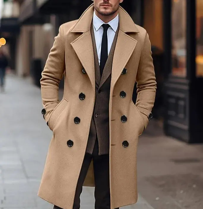 Elegante wollen herenjas