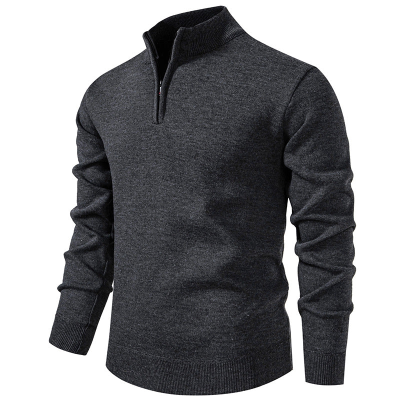 Men's Knitwear Top Half Zipper