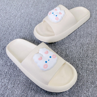 Bathroom Slippers Thick Bottom Non-slip Women