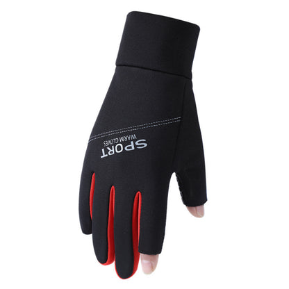 Non-slip Reflective Sports Gloves Winter Men