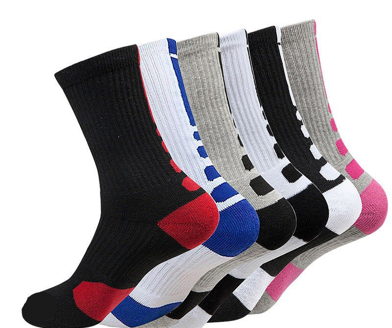 Men's Thick Towel Bottom Long Tube Running Socks Deodorant Quick-drying Outdoor Elite Socks