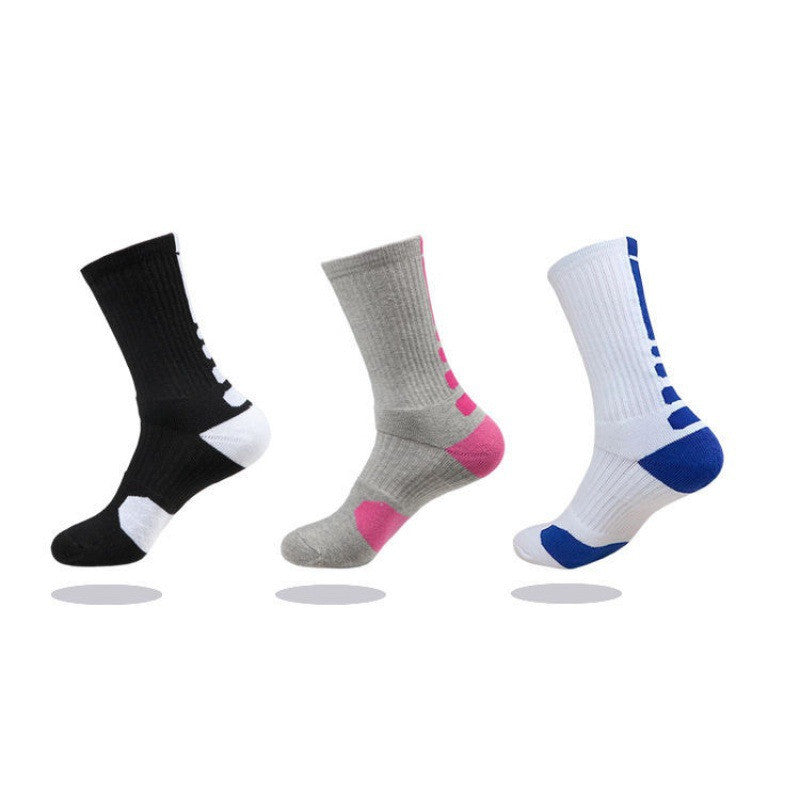 Men's Thick Towel Bottom Long Tube Running Socks Deodorant Quick-drying Outdoor Elite Socks