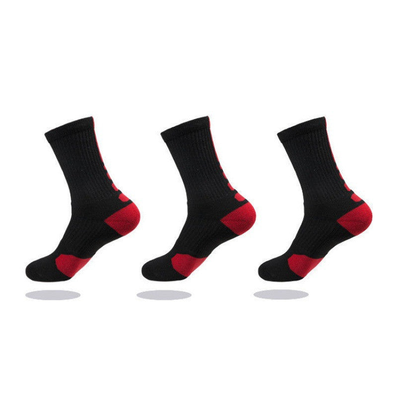 Men's Thick Towel Bottom Long Tube Running Socks Deodorant Quick-drying Outdoor Elite Socks