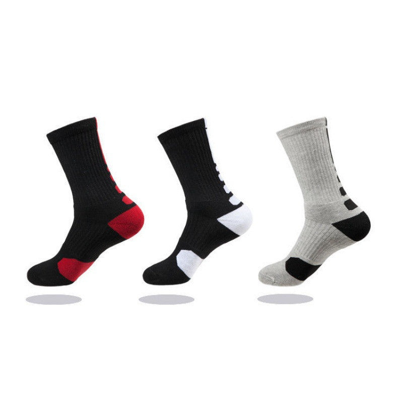 Men's Thick Towel Bottom Long Tube Running Socks Deodorant Quick-drying Outdoor Elite Socks
