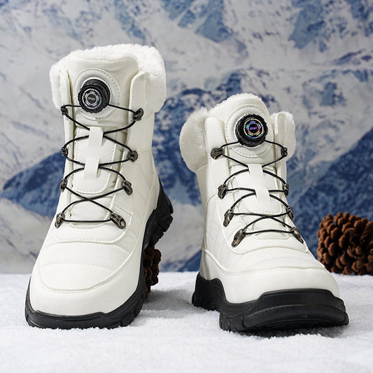 Warm Snow Boots Fleece-lined Thickened Men