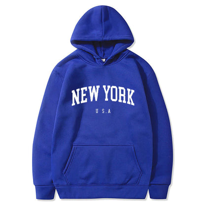 Fluwelen grafische hoodie