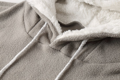 Embroidery Big Pocket Pullovers Women Sweatshirt Autumn Winter Warm Fashion With Cat Lovers Pet Dog Hoodies