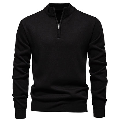 Men's Knitwear Top Half Zipper