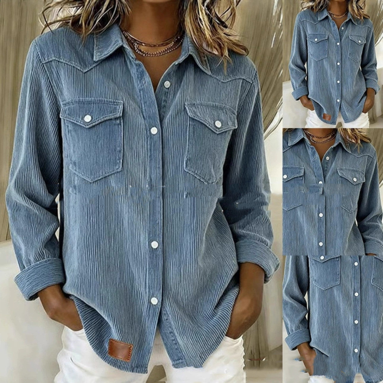 Women's Versatile Casual Shirt Denim Jacket