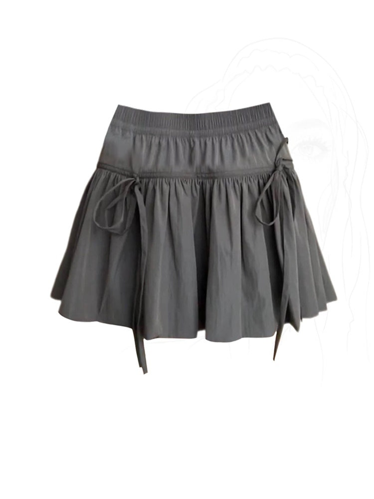 Niche Pleated A- Line Skirt Women