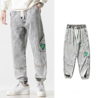 Men Brands Loose-fit Tappered Trousers