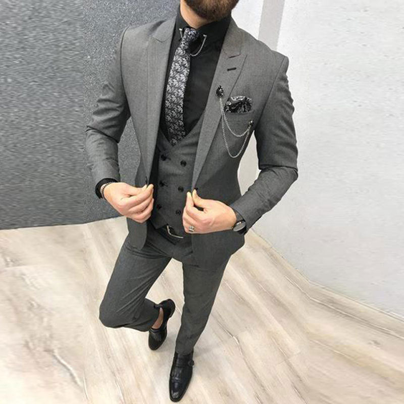 Three-piece Men's Suit Body Tuxedo