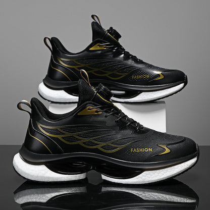 Rotating Button Running Sneaker Men