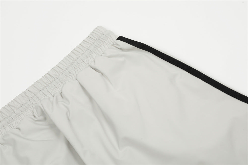 Stitching Sports Casual Straight Trousers Men