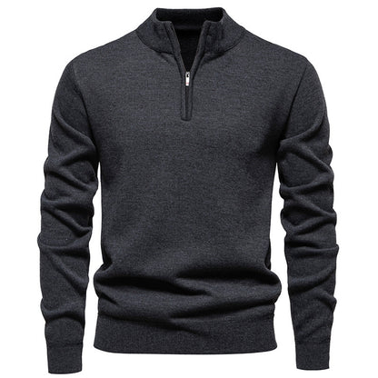 Men's Knitwear Top Half Zipper