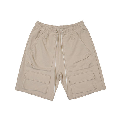 Multi-Pocket Workwear Shorts For Men