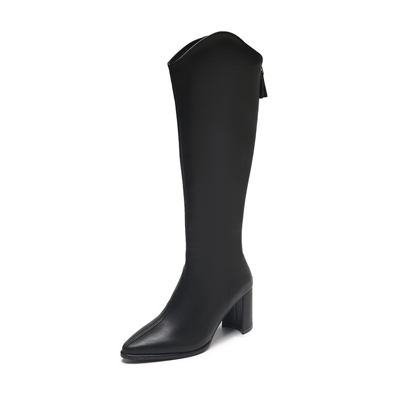Fashion Personality Pointed Toe Long Boots Women