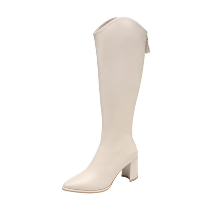 Fashion Personality Pointed Toe Long Boots Women