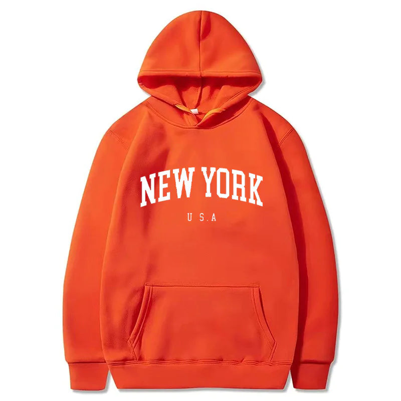 Fluwelen grafische hoodie