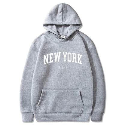 Fluwelen grafische hoodie