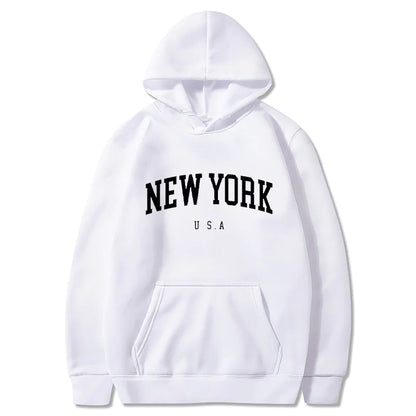 Fluwelen grafische hoodie