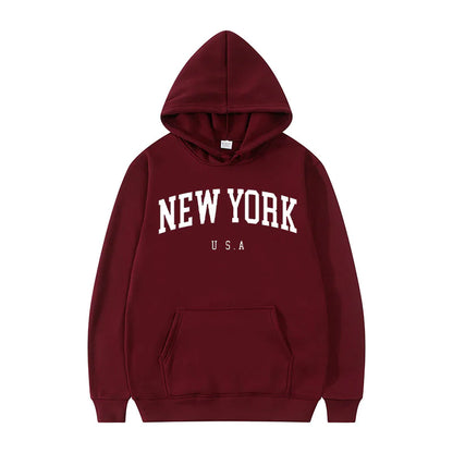 Fluwelen grafische hoodie