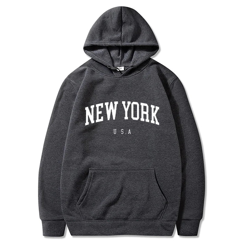 Fluwelen grafische hoodie