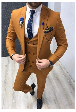 Three-piece Men's Suit Body Tuxedo