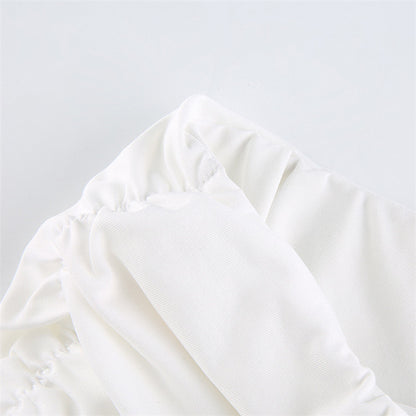 Vest Women Pleated Hip Skirt Suit