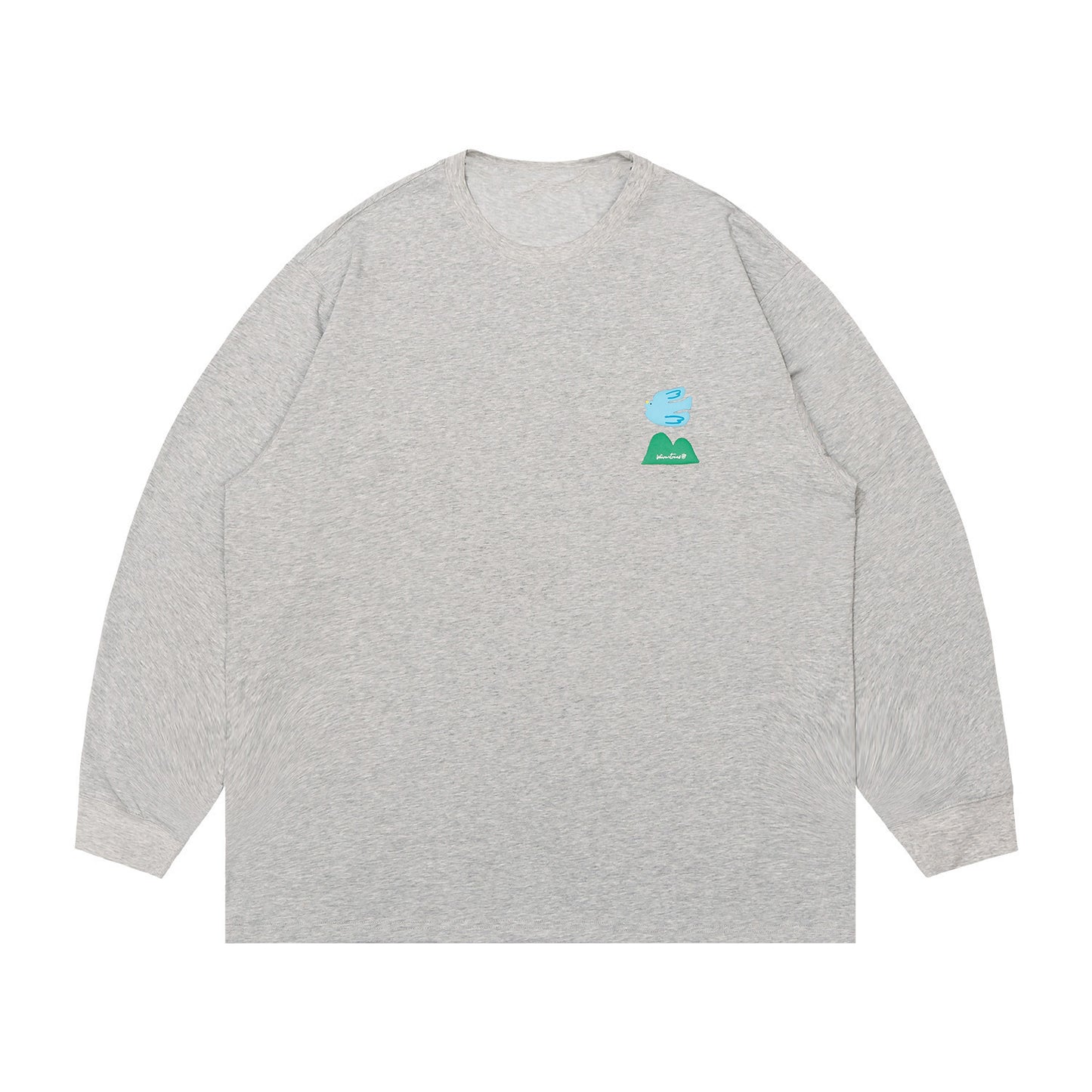 Round Neck Long Sleeve Couple T-shirt Men