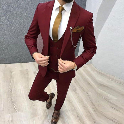 Three-piece Men's Suit Body Tuxedo