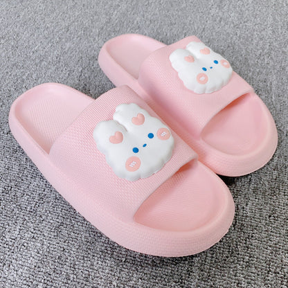 Bathroom Slippers Thick Bottom Non-slip Women