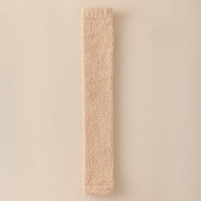 Winter Warm Plush Socks Women Dual-purpose Protection Heel And Knee Sock For Olds