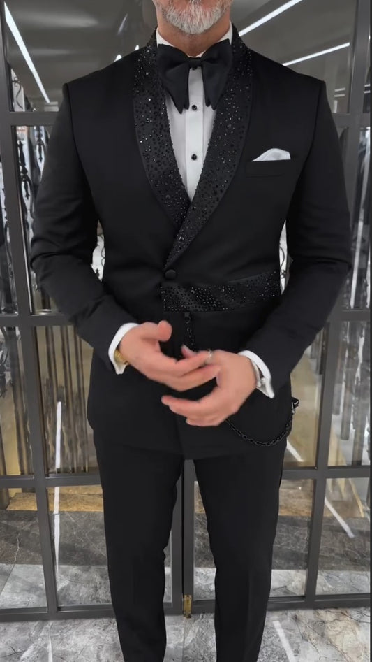 SPECIAL TUXEDO Blazers With Chain 