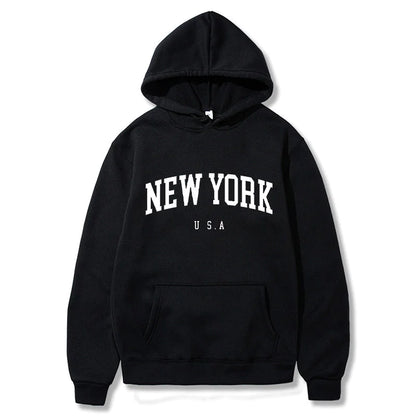 Fluwelen grafische hoodie