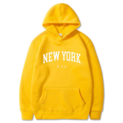 Fluwelen grafische hoodie